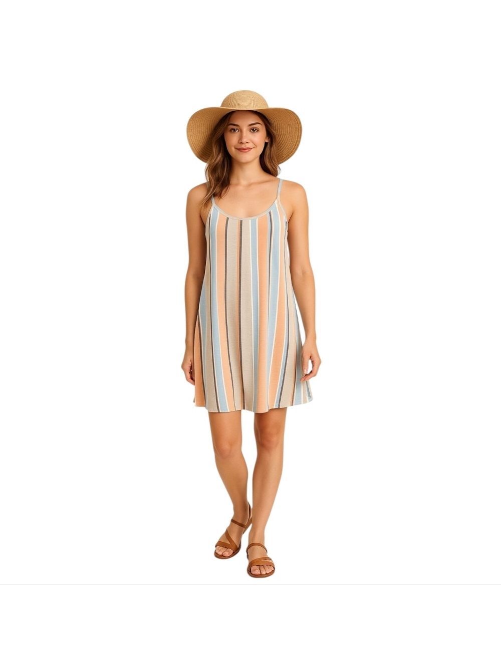 Anthropologie Dolan Striped Sleeveless Mini Dress Size XS EUC